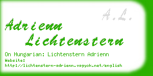 adrienn lichtenstern business card